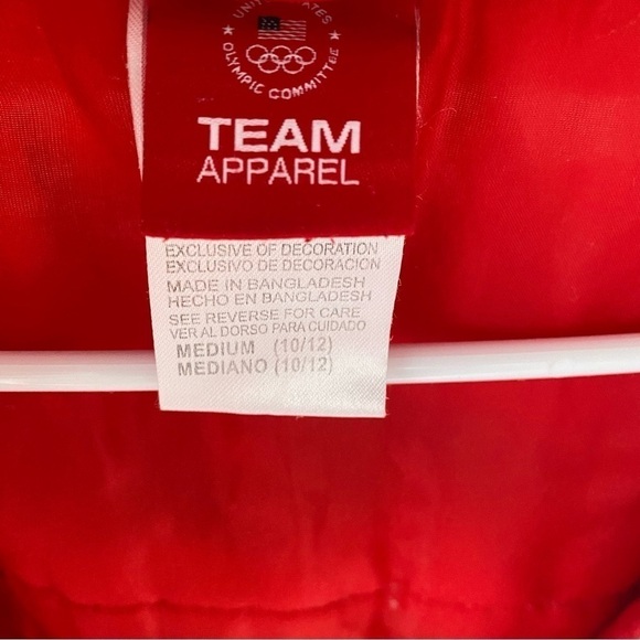 Officially Licensed 2012 Team USA White Winter Parka Jacket Size Medium - Picture 5 of 5